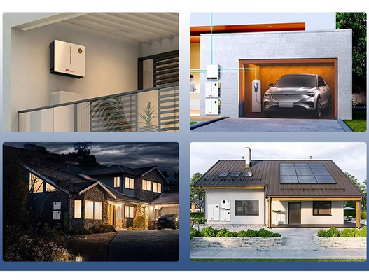 Amosolar Batería de litio 5-10 kWh Rango de potencia de salida para montaje en pared y solar