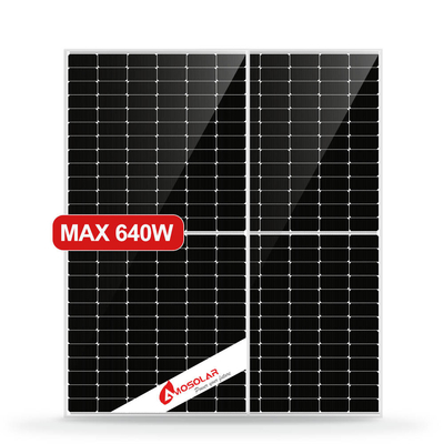 Paneles solares TOPCON monocristalinos de tipo N 610W 620W 630W 640W para el sistema de energía solar
