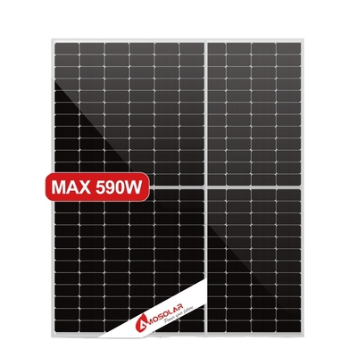 Panel solar monocristalino de grado SolarA 570W 580W 590W N-tipo de 182 mm de media célula