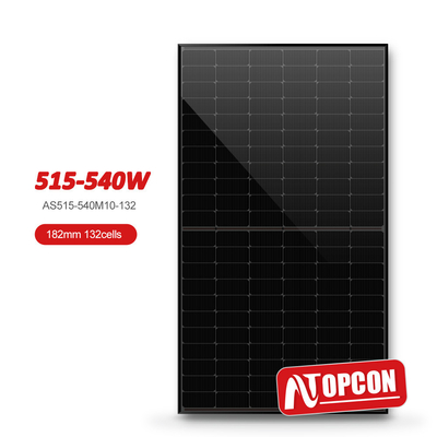 Panel solar de grado A Modulos solares fotovoltaicos mono de 182 mm para electricidad doméstica N-TIPO 515W 540W