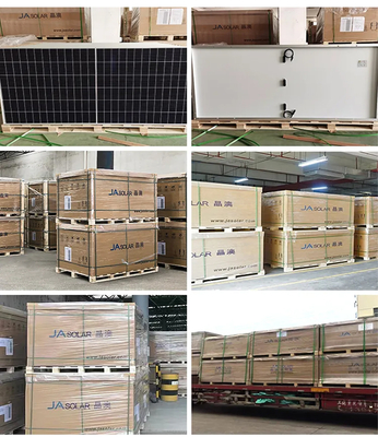 Modulos fotovoltaicos JA 435W 445W 455W 450W 460W Paneles solares monocristalinos para uso residencial