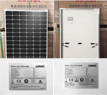 Vendedores de Longi Paneles solares mono de media célula 550w 590w 600w 710 watts 580w para el techo del hogar