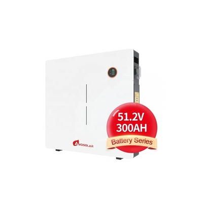 IP65 Clase de protección Batería de litio de energía solar de 51.2V para montaje en pared y piso