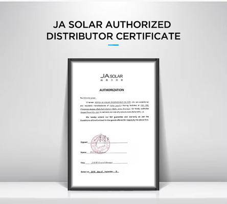 Marco de aleación de aluminio anodizado 560-600W JA Trina Longi Mono Solar para el hogar solar