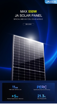 Panel solar de 550w 182mm monocristalino 545 vatios 560w 570w 580w 590w 600w para el hogar