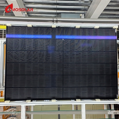 Modulos fotovoltaicos solares de color negro completo 435w 440w 445w 455w con certificado CE/TUV/INMETRO/ISO