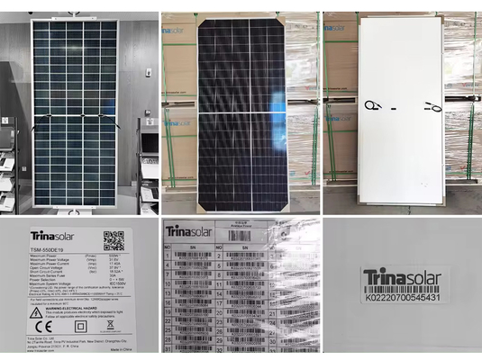 Trina 550w 500w 425w 600w 700w 670w 1000w Paneles solares con batería e inversor con certificación TOPCON