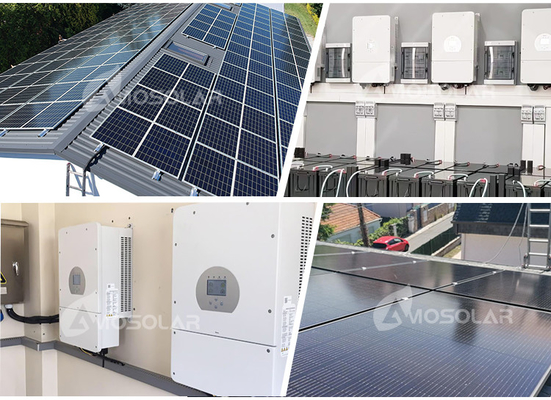 Deye 6K-SG04LP1-AU Inversor solar de fase única con batería Potencia máxima de la matriz fotovoltaica 6500 Wp