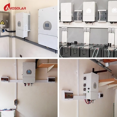 Inversor solar de cadena de fase única de 6kw con salida de 220V/230V/240V y conversión solar