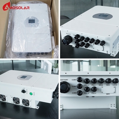 Inversor solar de cadena de fase única de 6kw con salida de 220V/230V/240V y conversión solar