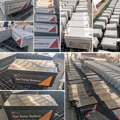 Amosolar Batería de plomo ácido 12V100AH Batería de gel solar con 3000 ciclos de vida