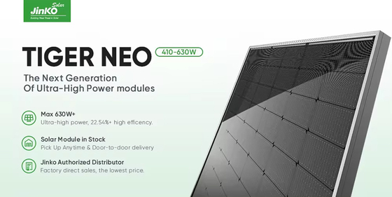 Panel solar bifacial de 500w con salida de energía de 500w