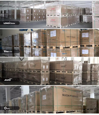 Panel solar bifacial de 500w con salida de energía de 500w