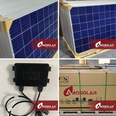 4mm2 Cables IEC Tamaño 330w 340w 350w 400w Panel fotovoltaico solar para el sistema eléctrico doméstico