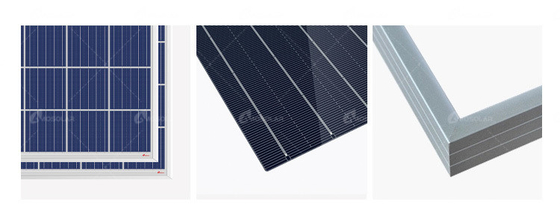 Caja de unión dividida 24v 330w 340w 350w 400w Panel fotovoltaico solar para el sistema eléctrico doméstico PERC
