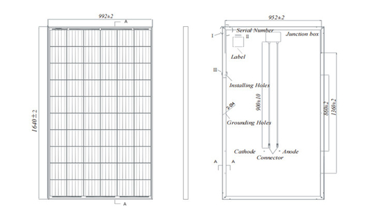 Panel solar poli 70w 40w 50w 60w 100w 150w 290w para el hogar necesidades de electricidad solar