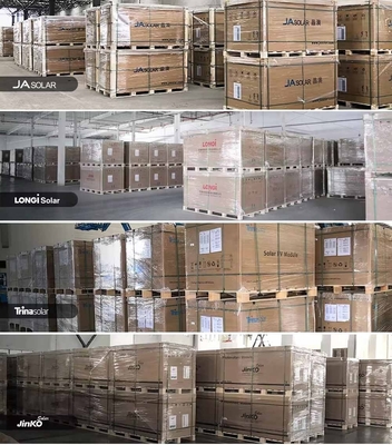 JA 455W 450W 445W 440W Paneles solares de primer nivel con vidrio antirreflejo de 30 y 3,2 mm