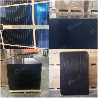 JA Solar Panel solar de doble cara 455w El mejor módulo fotovoltaico para instalaciones solares en el hogar