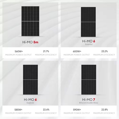 LONGi módulos fotovoltaicos Hi-MO Himo Hi Mo 5 6 7 todo negro 420W 430W 550W 560W Cable 4.0mm2