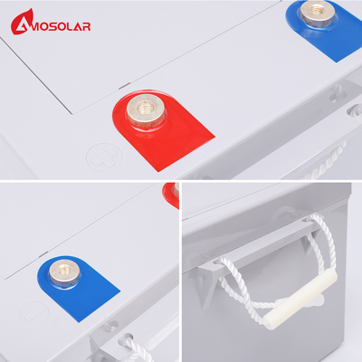 Amosolar EU Stock GEL Batería de plomo ácido 12V 100Ah 200Ah 250Ah 300Ah para coches eléctricos