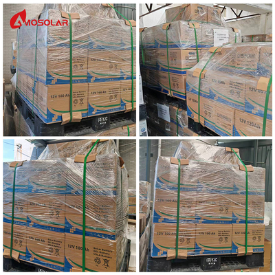 Batería de gel sellada de ciclo profundo de larga duración 12V 100Ah 150Ah 200Ah 250Ah para paquete solar