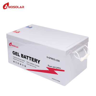 Amosolar 12V 100Amp 250Ah Baterías recargables de energía de ciclo profundo para batería de gel solar