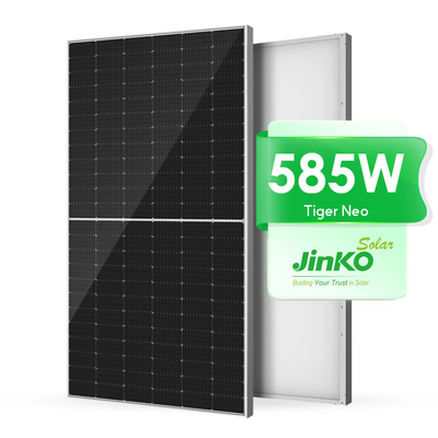 Jinko 182MM N Tipo 580W 595W 570W Paneles Pv mono medio cortados con caja de unión IP68