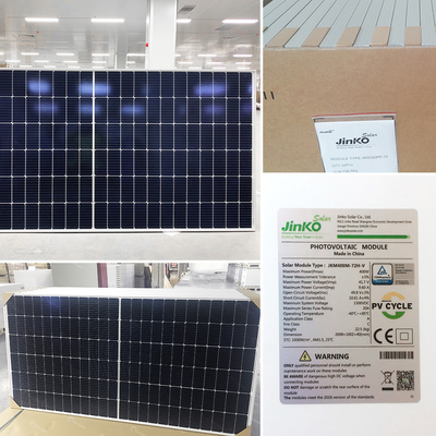Jinko 182MM N Tipo 580W 595W 570W Paneles Pv mono medio cortados con caja de unión IP68