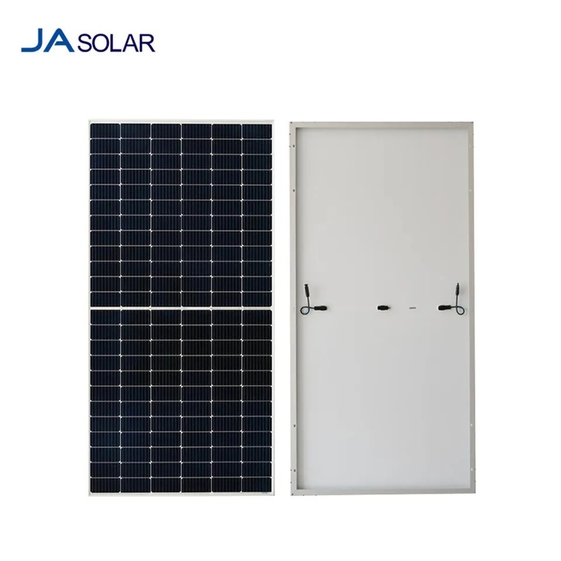 144 células Panel solar mono 440-460 vatios con tecnología de media célula y conector MC4