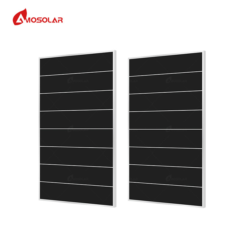 Cuadro de aleación de aluminio anodizado 410W Paneles solares con barniz Modulo PV para paneles solares de techo