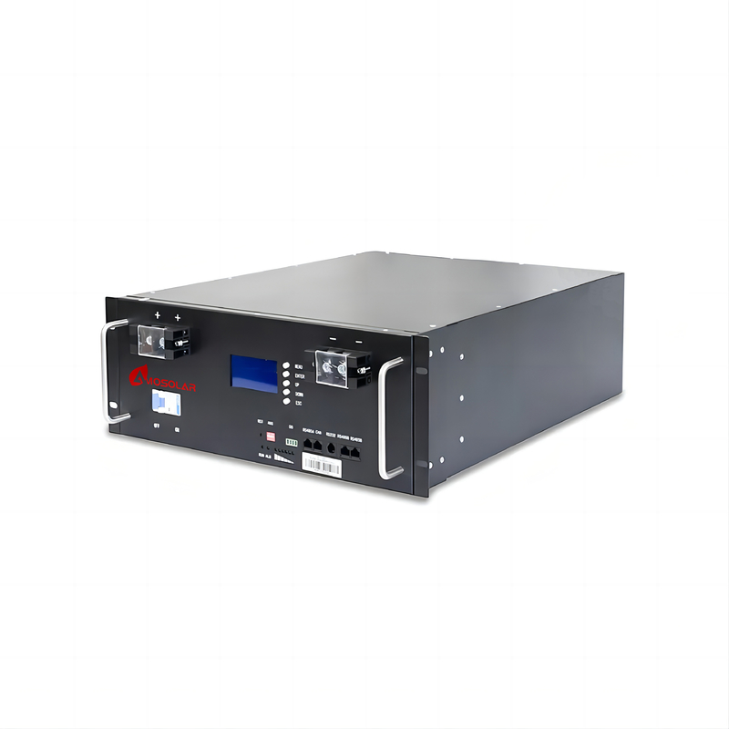 48V 100H 200Ah 10Kwh Batería de montaje de rack Lifepo4 de litio para el sistema solar de Amosolar
