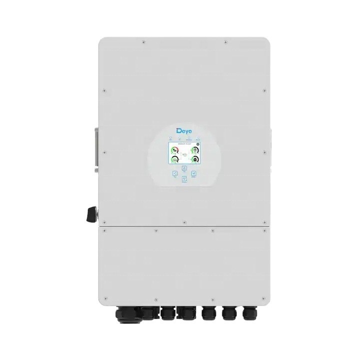 Deye Home Almacenamiento de energía Sistema solar híbrido Kit de suministro de energía tres fase única 12KW 5KW