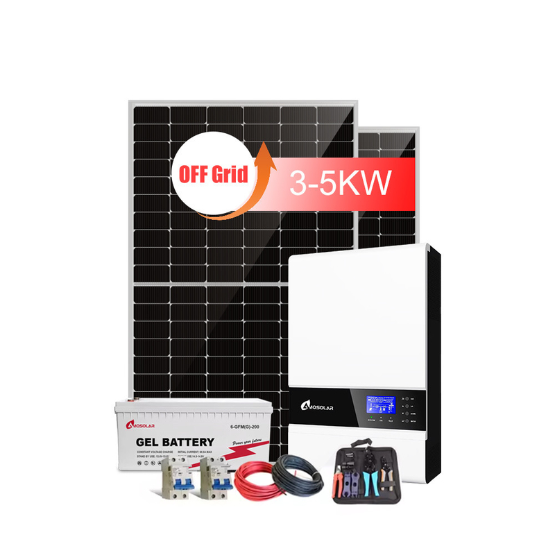 Todo en un sistema de energía solar de 1,5 kW con paneles de silicio monocristalino