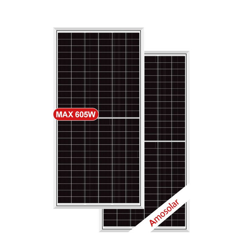 Paneles solares mono de doble vidrio 575w 580w 585w 590w 595w 600w 605w con TUV CE ISO