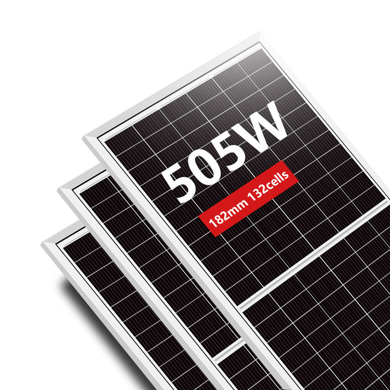 Amosolar Mono Medio 182mm 480W 485W 490W 495W 500W 505W Un grado 132 células módulo de paneles solares