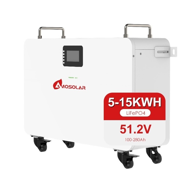 51.2V 10kWh 15kWh Lifepo4 Batería asequible para suministro de energía solar móvil personalizado