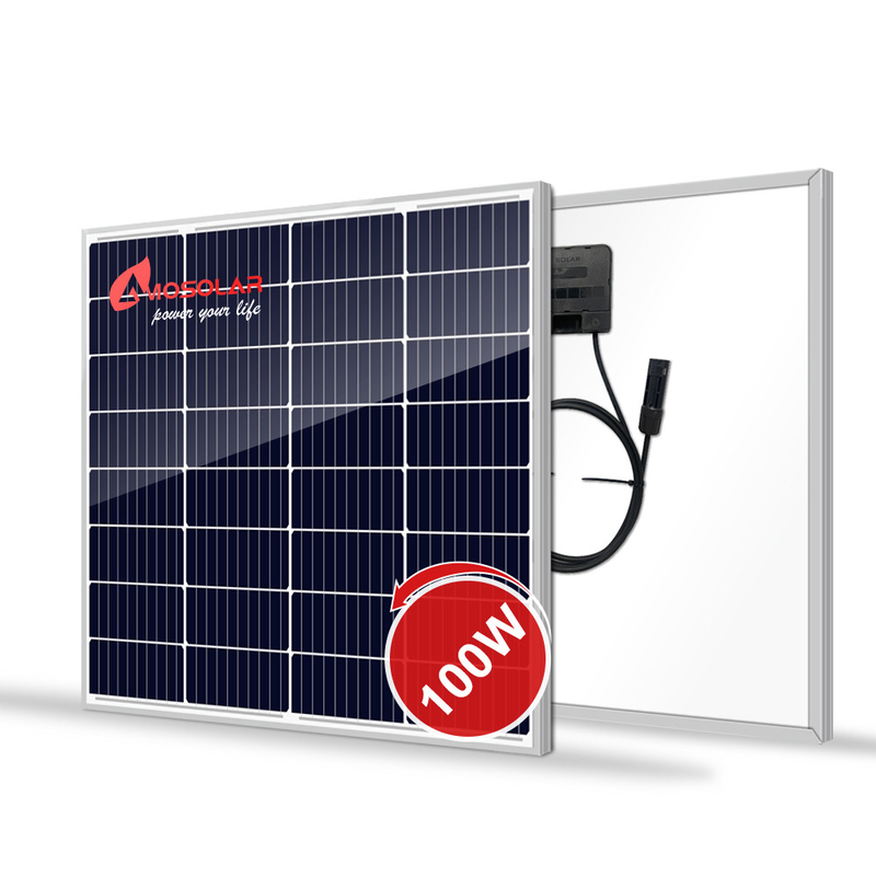 80W 90W 100W 110W 120W Mini Panel Solar para AS100M6-32 Corriente de potencia máxima Imp 5.07