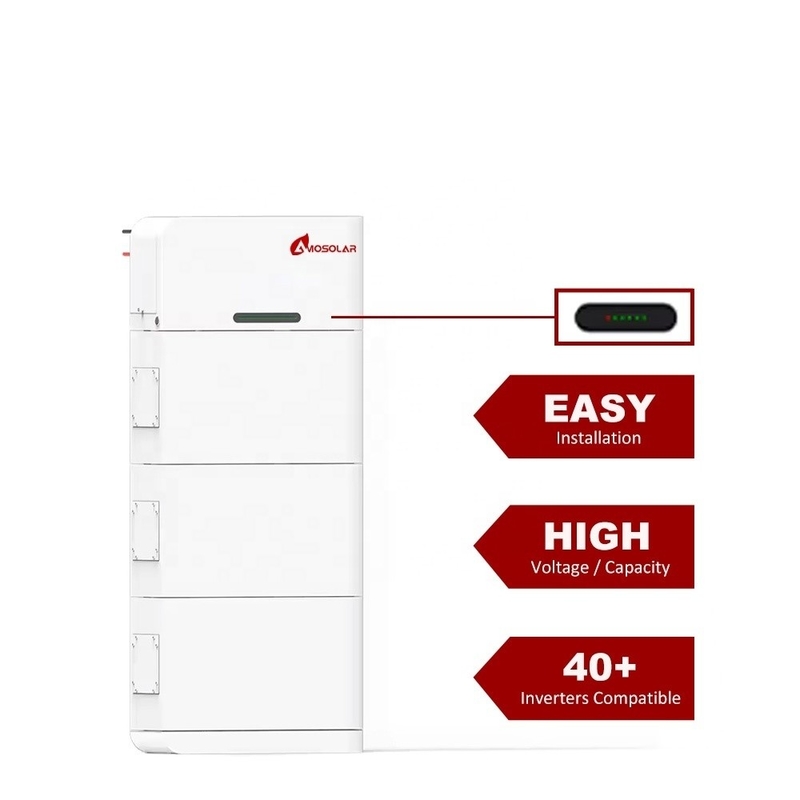 10kwh 15kwh 20kwh Baterías recargables de alta tensión LFP de litio y hierro fosfato