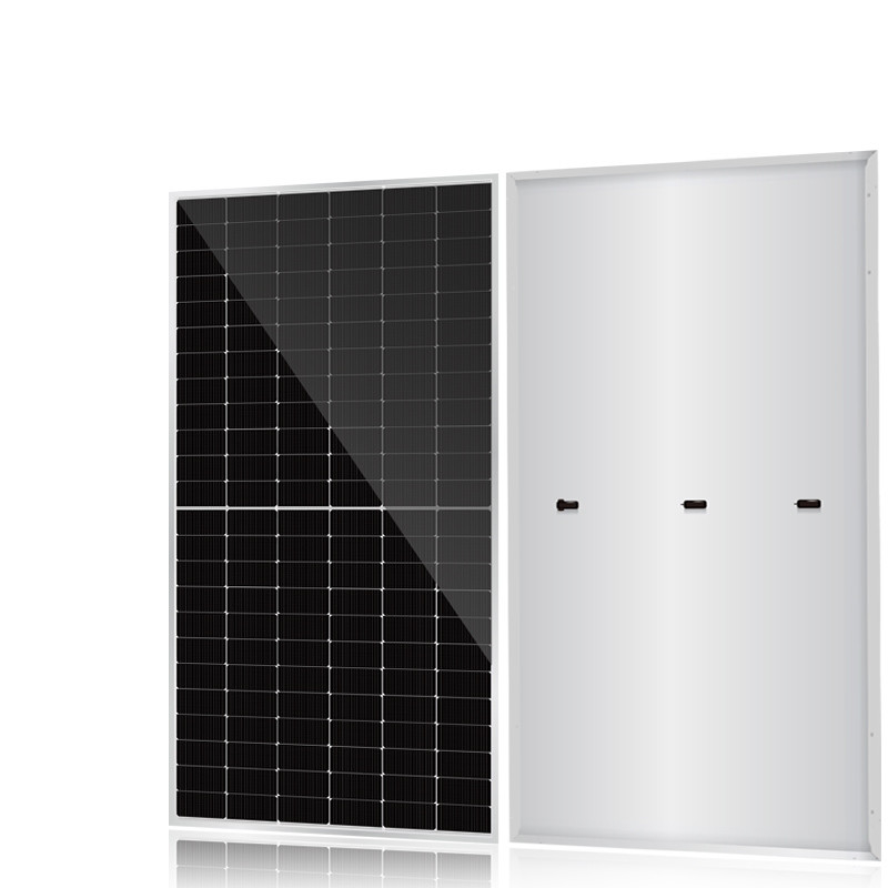 Medias celdas mono 550w 575W 580W 590W paneles solares de tipo N para techo y caja de unión IP68