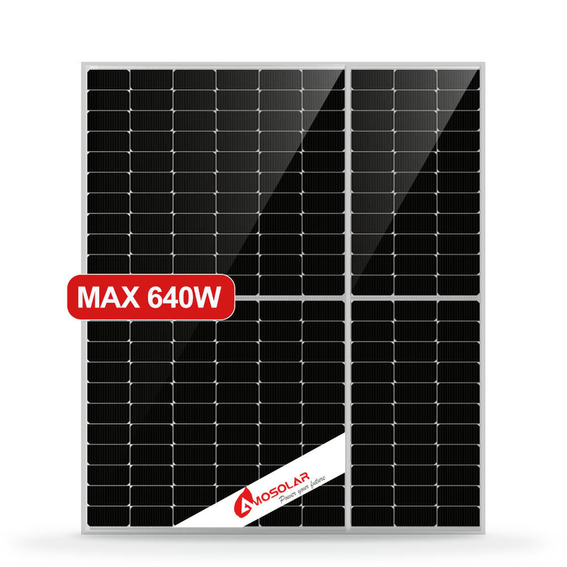 Los paneles solares monocristalinos amosolares de 210 mmx210 mm con módulos fotovoltaicos de grado A de tamaño de célula N-TIPE