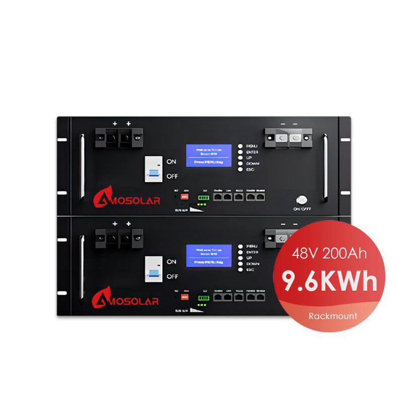 100Ah 200Ah Ciclo profundo 5KW 10KW 48V 51.2V Servidor montaje de rack para el hogar Batería de almacenamiento solar