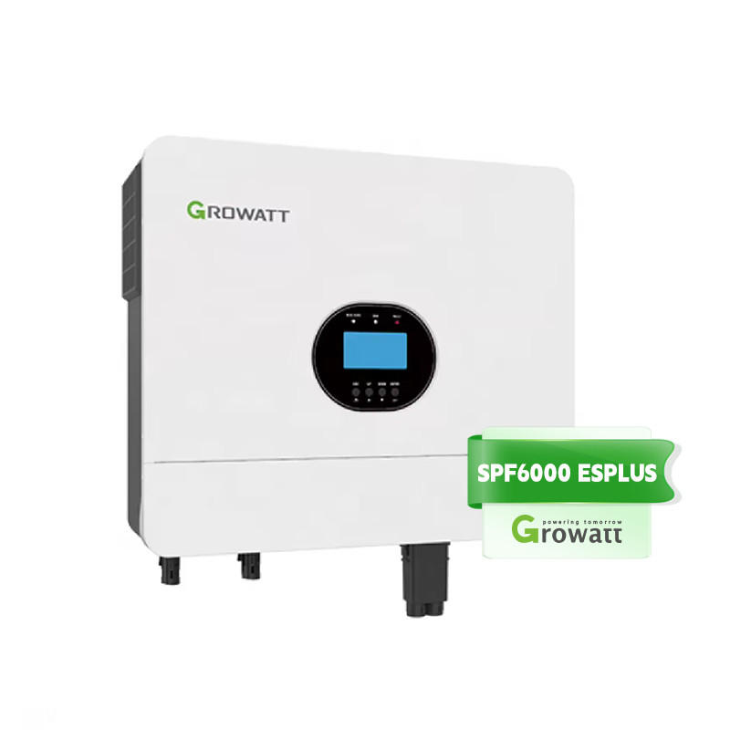 Sistema de energía solar para el hogar Growatt 6000 ES Plus Fuera de la red Inversor solar 6kw Sistema híbrido