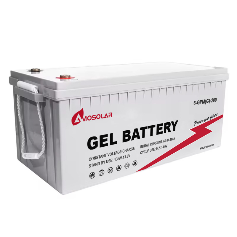 Vida útil del ciclo 3000 Vida útil del ciclo profundo Batería recargable de 12 V Agm Gel Vida útil para el almacenamiento de energía